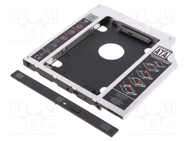 Hard discs housing: 2,5"; aluminium; V: SATA I,SATA II,SATA III