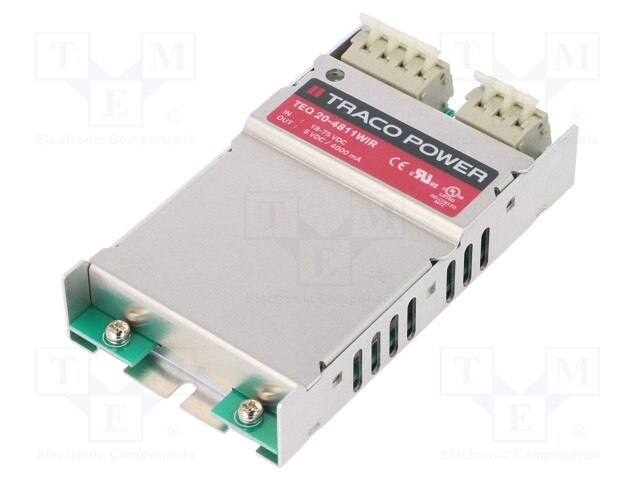 Converter: DC/DC; 20W; Uin: 18÷75V; 5VDC; Iout: 4A; 103x57.2x26.1mm