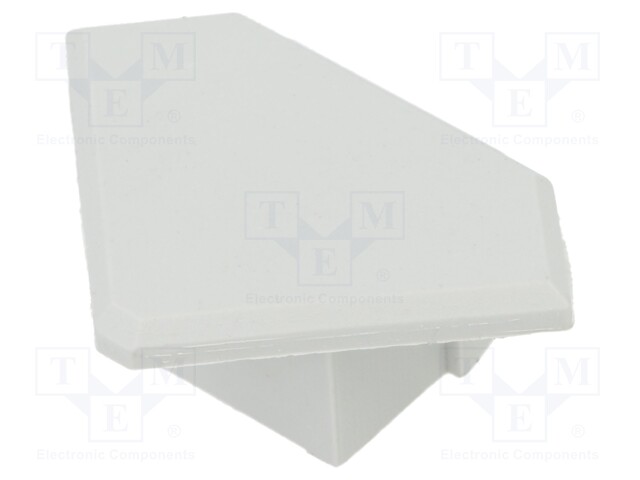 Cap for LED profiles; grey; 45-ALU