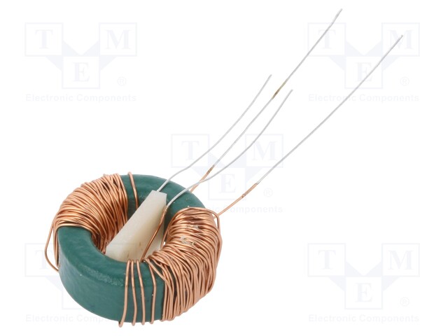 Inductor: wire; THT; 10mH; 300mA; 850mΩ; 230VAC; 14x5mm; -20÷+50%