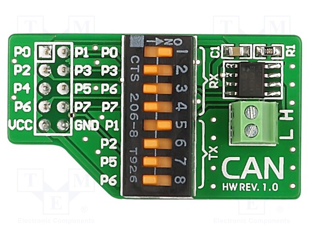 Expansion board; screw terminal,IDC10; Interface: CAN