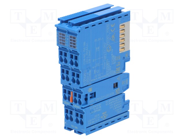 Module: analog output; OUT: 2; OUT 1: 4÷20mA,analogue; IP20; DIN