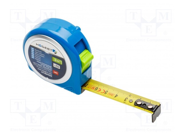 Measuring tape; L: 3m; Width: 16mm; Class: II