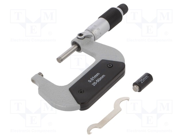 Micrometer screw; Range: 25÷50mm