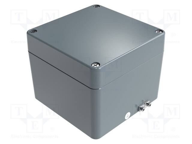 Enclosure: multipurpose; X: 100mm; Y: 100mm; Z: 81mm; aluminium; IP66