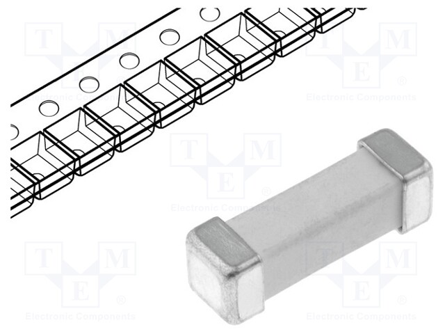 Fuse: fuse; quick blow; 20A; 125VAC; SMD; ceramic; 10.1x3.12x3.12mm