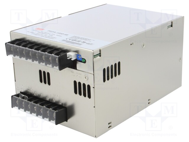 Power supply: switched-mode; modular; 1000W; 48VDC; 170x120x93mm