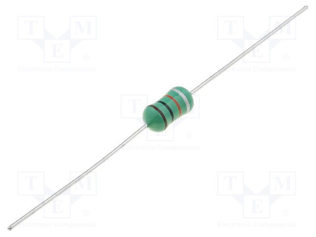 Inductor: axial; THT; 10000uH; 50mA; 74Ω; Ø5x14mm