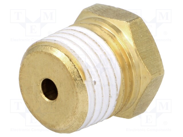 Push-in fitting; threaded,straight; R 1/4"; outside; -1÷10bar