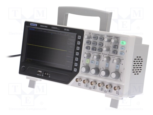 Oscilloscope: digital; Band: ≤100MHz; Channels: 4; 64kpts/ch; 1Gsps