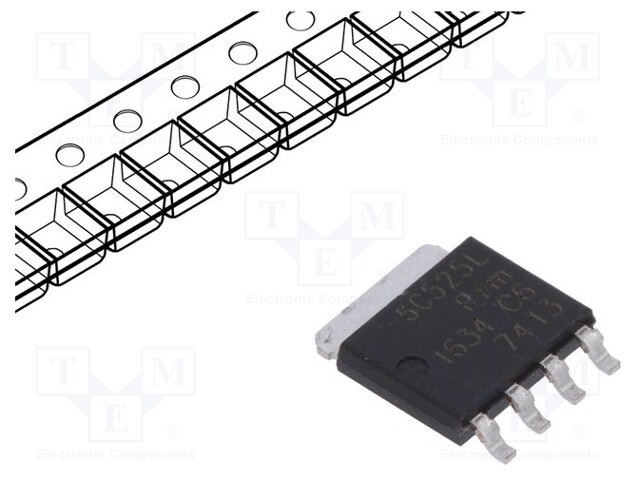 Transistor: N-MOSFET; unipolar; 25V; 45A; 48W; SOT669