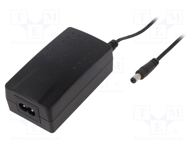 Power supply: switched-mode; 12VDC; 1.5A; Out: 5,5/2,1; 18W; 0÷40°C