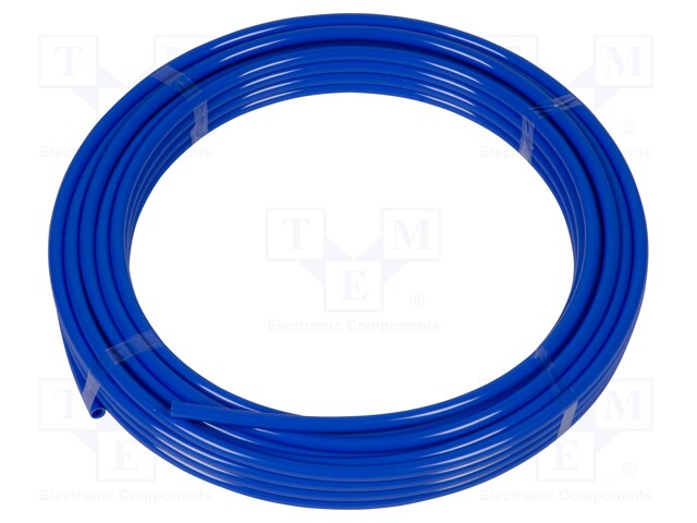 Pneumatic tubing; 17bar; L: 25m; polyamide 6; blue