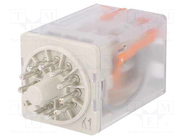 Relay: electromagnetic; 3PDT; Ucoil: 12VAC; 10A; max.250VDC; 83g