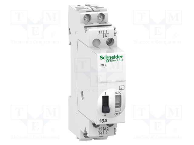 Relay: installation; bistable; SPDT + NO; Ucoil: 230VAC; 16A