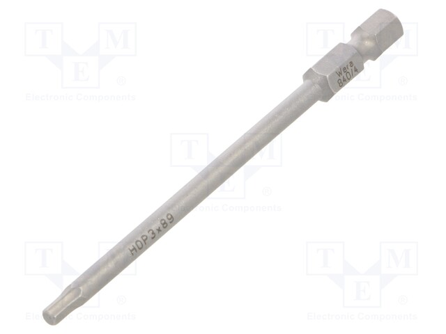 Screwdriver bit; Hex-Plus hexagon keys; HEX 3mm