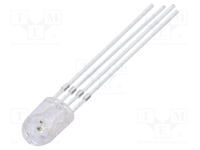 LED; oval; 5.1x4.3mm; RGB; Front: convex; 1.8÷2.6/2.8÷3.6V; 20mA