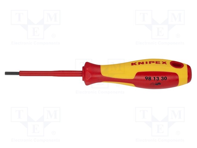 Screwdriver; insulated; Allen hex key; HEX 3mm; 1kVAC