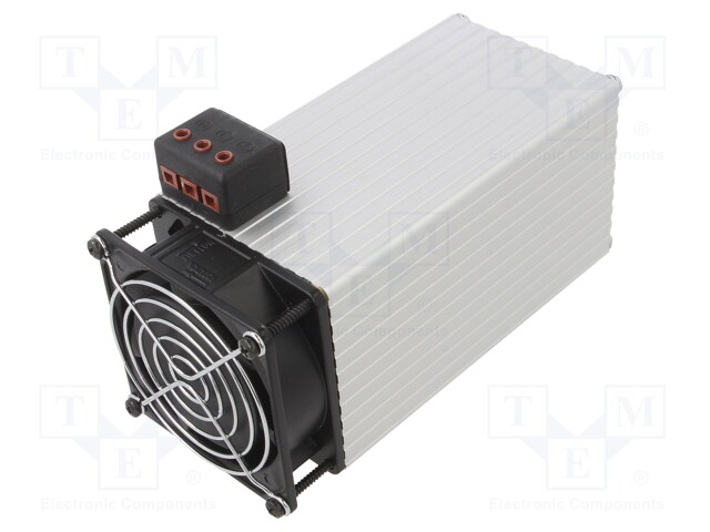 Heater; 500W; 230V; IP20; DIN rail; 35m3/h; 182x80x110mm