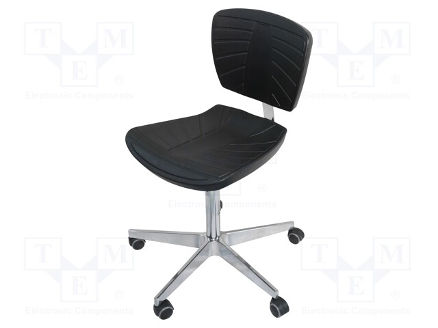 Chair; ESD; Seat dim: 450x440mm; Back dim: 400x305mm; 440÷570mm