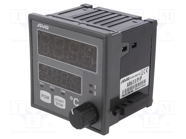 Module: regulator; temperature; relay; OUT 2: relay; panel; 0÷50°C