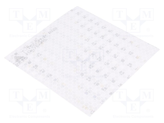 Reflector; self-adhesive; Body dimensions: 100x100x0.6mm