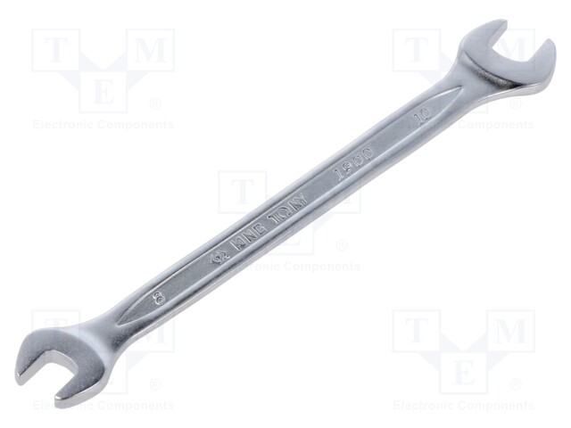 Wrench; spanner; 8mm,10mm; Chrom-vanadium steel; L: 140mm