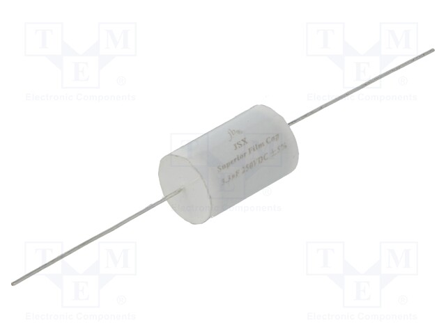 Capacitor: polypropylene; 3.3uF; 250VDC; ±5%; Ø17.5x31.5mm; 0.001