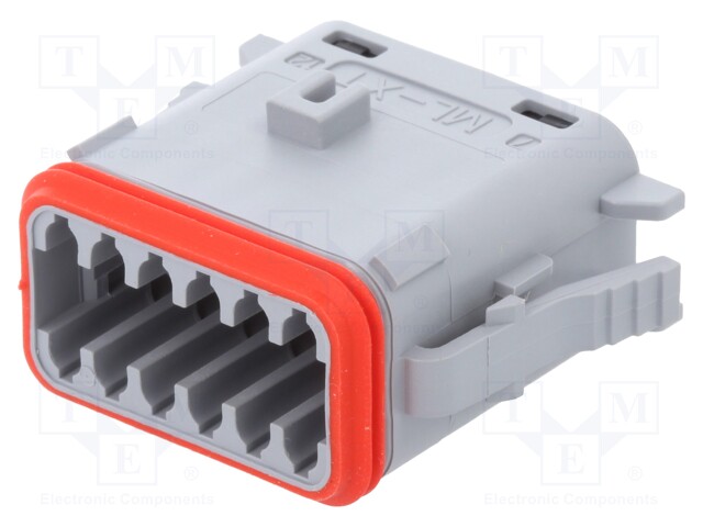 Connector: automotive; ML-XT; plug; female; Size: 16; PIN: 12; IP69K