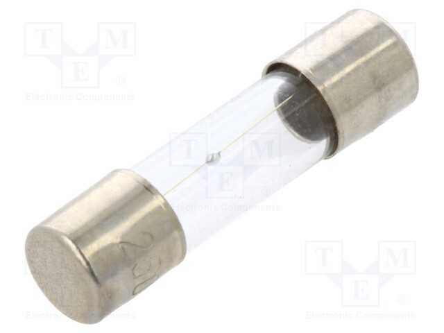 Fuse: fuse; 750mA; 250VAC; glass; 20x5.2mm; brass; bulk