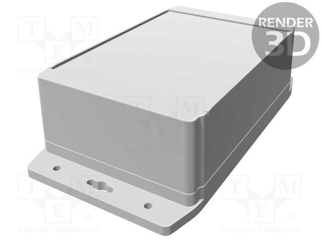 Enclosure: multipurpose; X: 120mm; Y: 180mm; Z: 62mm; 1555; grey