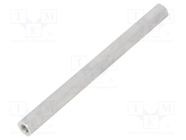 Screwed spacer sleeve; Int.thread: M5; 100mm; hexagonal