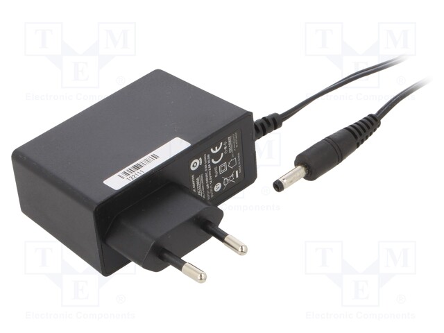 Power supply: switched-mode; constant voltage; 12VDC; 2A; 24W