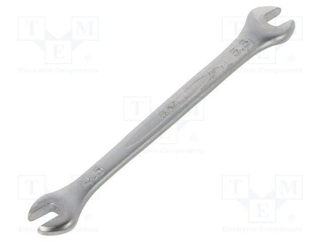 Key; spanner; 4,5mm,5,5mm; Overall len: 105mm; tool steel