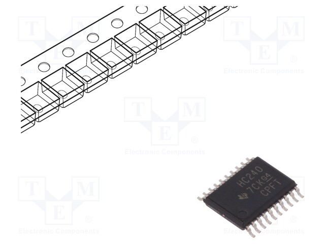 IC: digital; 3-state,octal,line driver; Channels: 8; SMD; TSSOP20