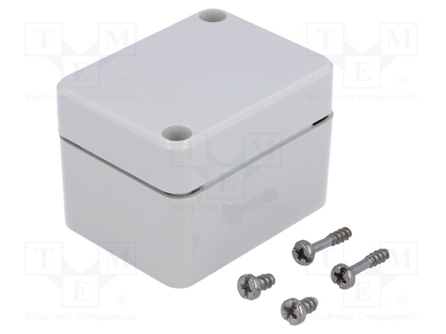 Enclosure: multipurpose; X: 50mm; Y: 65mm; Z: 45mm; EURONORD; grey