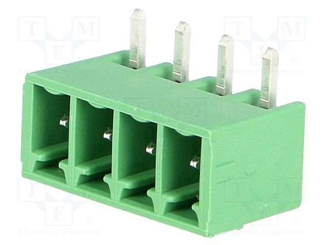 Pluggable terminal block; 3.81mm; ways: 4; angled 90°; socket