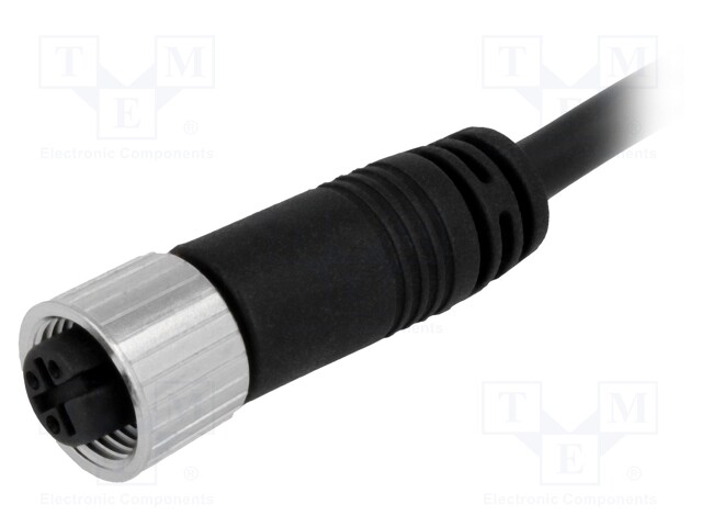 Plug; M12; PIN: 3; female; A code-DeviceNet / CANopen; 1m; 250V; 4A