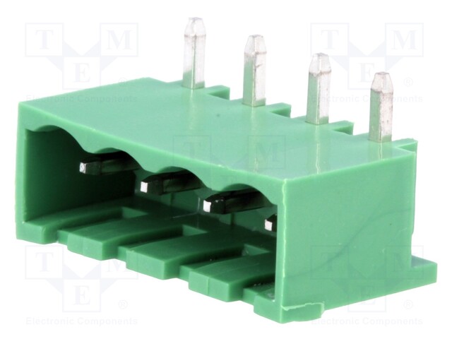 Pluggable terminal block; Contacts ph: 5.08mm; ways: 4; socket