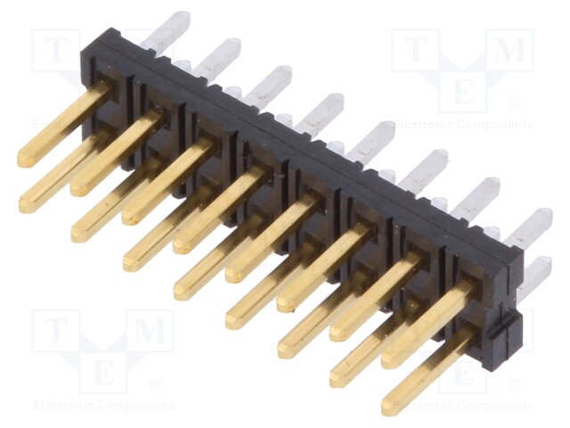 Pin header; wire-wire/PCB; male; Milli-Grid; 2mm; PIN: 16; THT; 2A