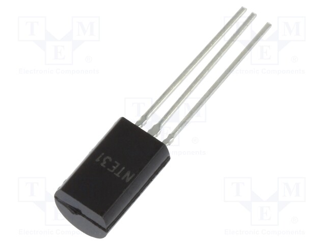 Transistor: NPN; bipolar; 160V; 1A; 0.9W; TO92