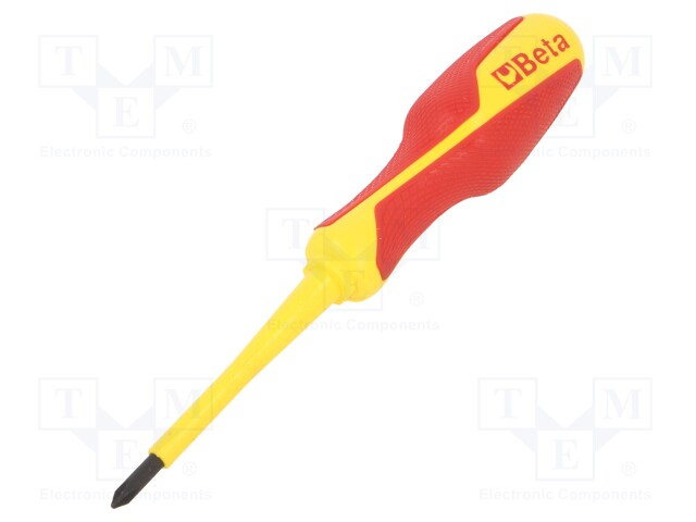 Screwdriver; Phillips; insulated; PH1; Blade length: 80mm