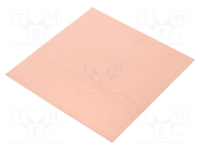 Laminate; FR4; 0.6mm; L: 100mm; W: 100mm; Coating: copper