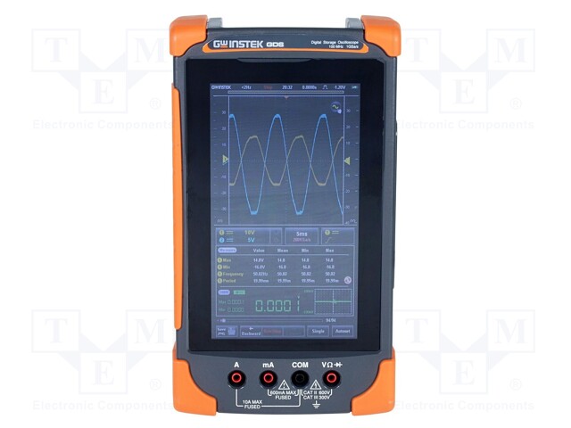 Scopemeter; Band: ≤70MHz; LCD,touch screen; 7"; Channels: 2; 1MΩ