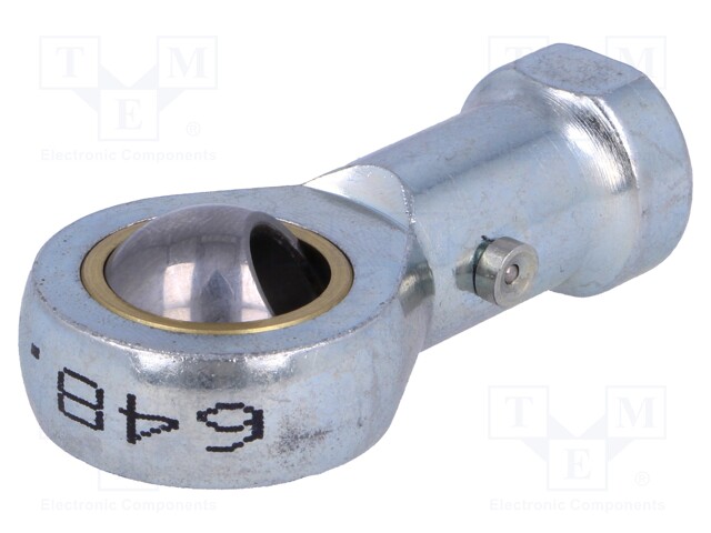 Ball joint; 10mm; Thread: M10; Mat: steel; Pitch: 1,5; Plating: zinc