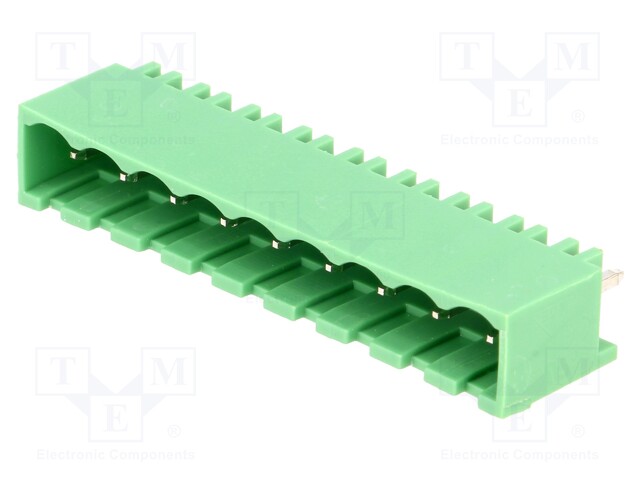 Pluggable terminal block; 5mm; ways: 9; straight; socket; male
