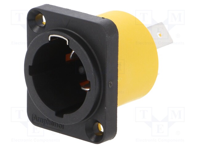 Socket; loudspeaker; male; PIN: 3; 16A; 250V; thermoplastic; IP65