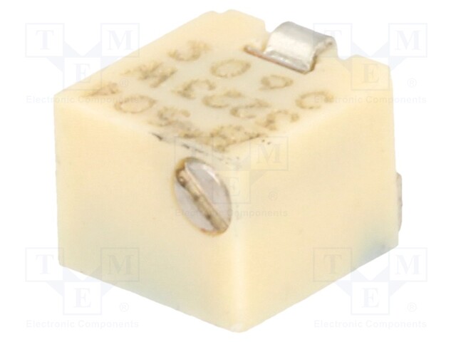 Potentiometer: mounting; multiturn; 500kΩ; 125mW; SMD; ±20%; linear