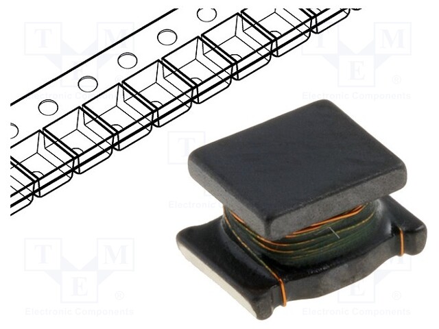 Inductor: wire; SMD; 1210; 4.7uH; 650mA; 0.15Ω; 3.2x2.5x1.55mm; ±20%