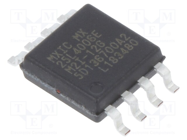 FLASH memory; NOR Flash; 4Mbit; SPI; 86MHz; 2.7÷3.6V; SOP8; serial